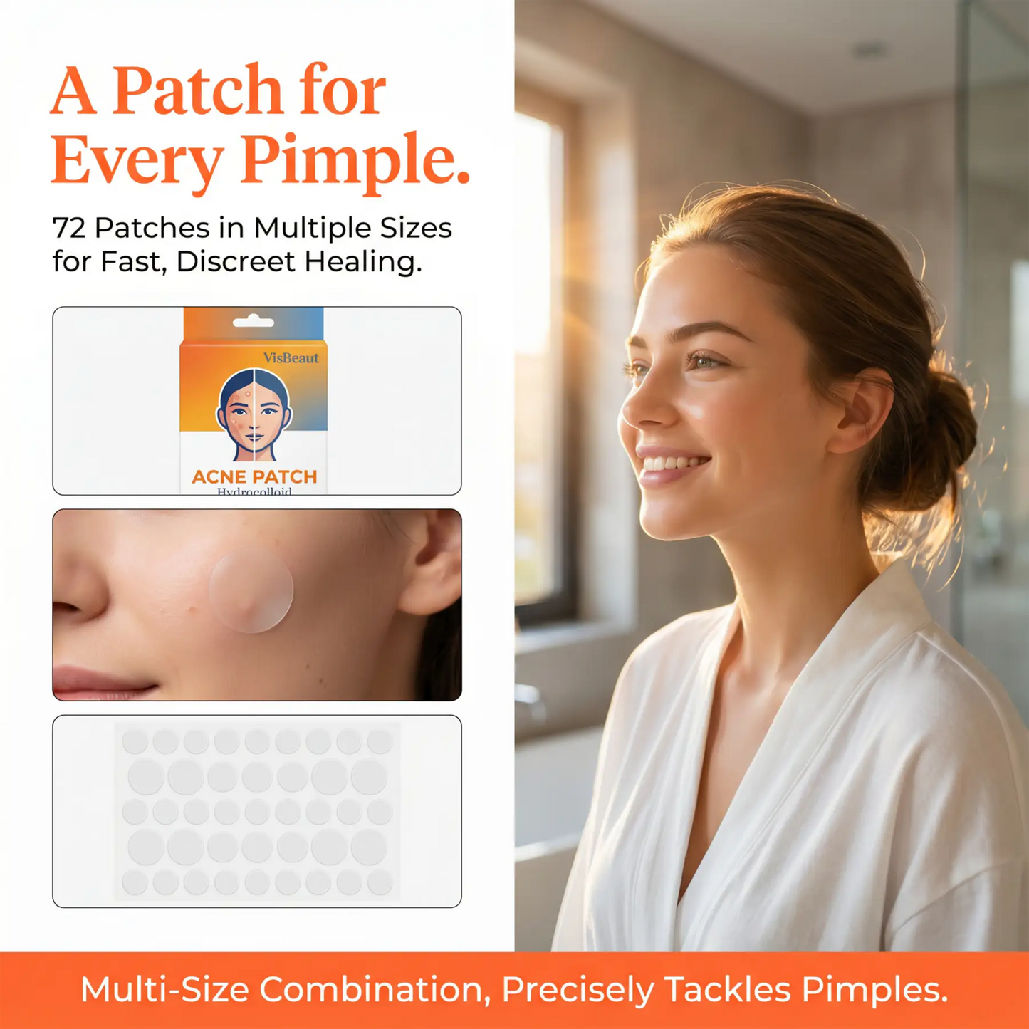 VisBeaut Hydrocolloid Blemish Patches