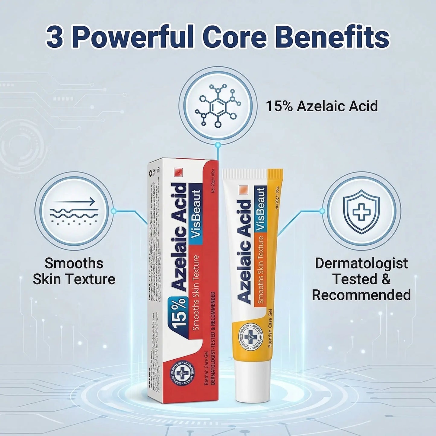 VisBeaut 15% Azelaic Acid Cream
