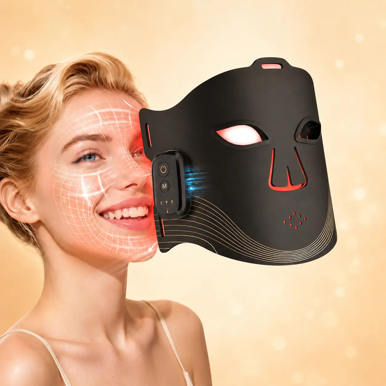VisBeaut Red Light Therapy Face Mask