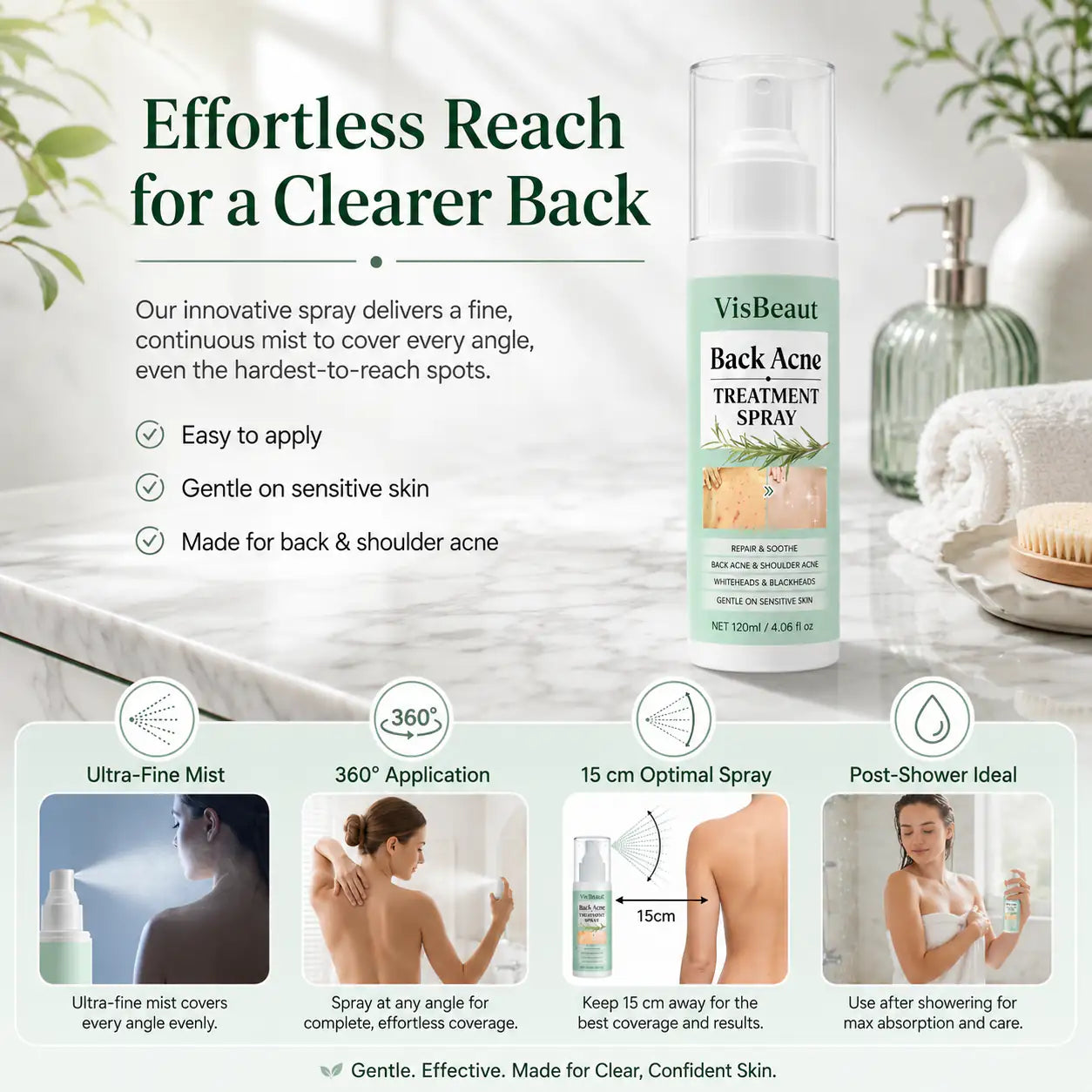 VisBeaut Back & Shoulder Acne Spray