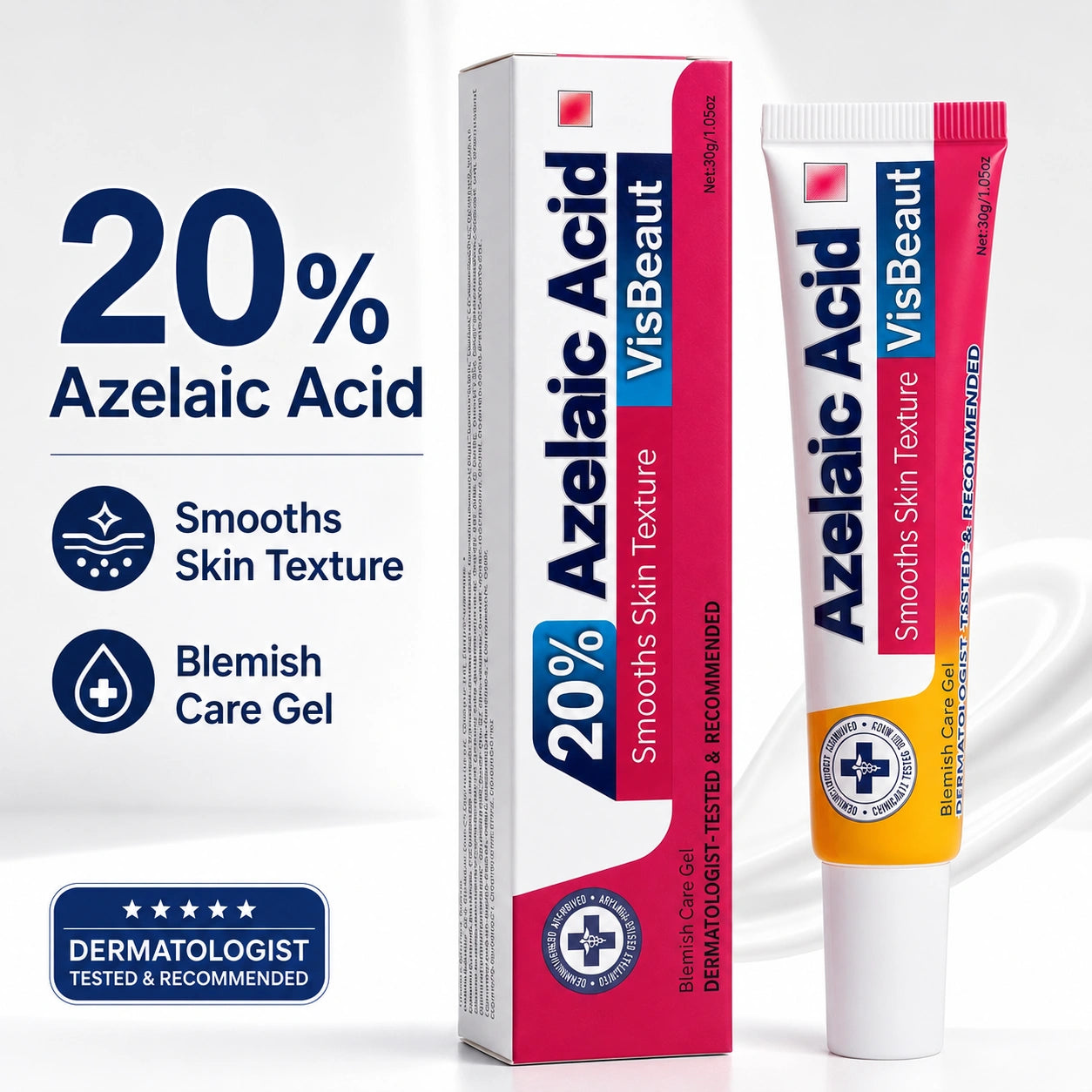 VisBeaut 20% Azelaic Acid Cream