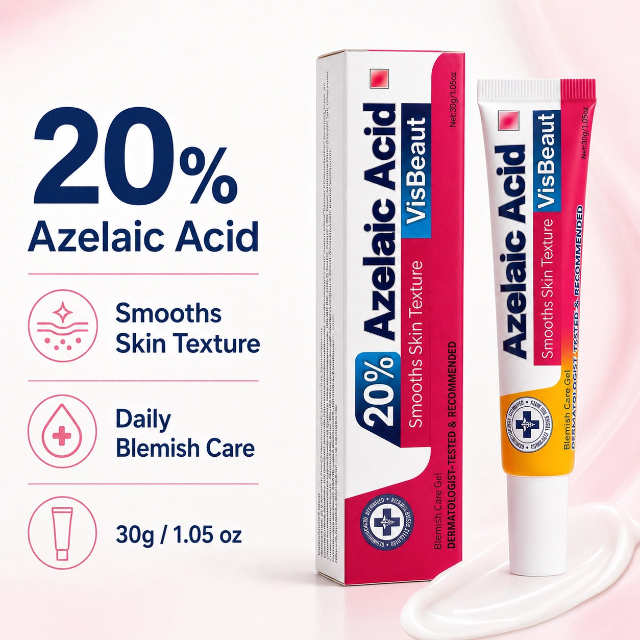 VisBeaut 20% Azelaic Acid Cream