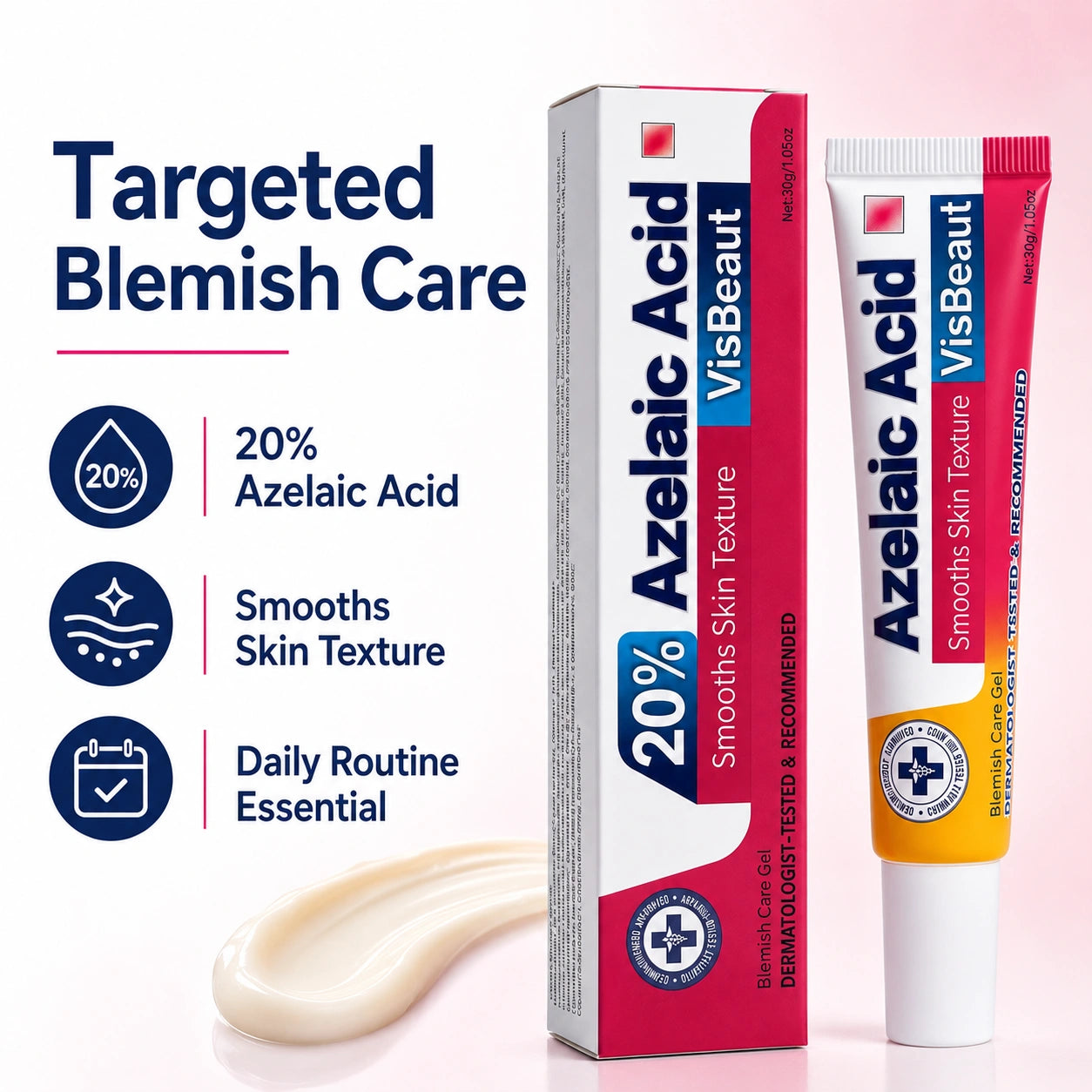 VisBeaut 20% Azelaic Acid Cream
