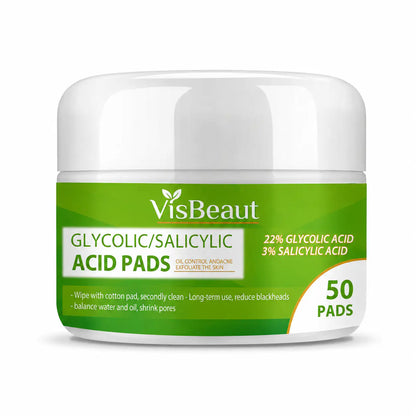 VisBeaut Salicylic + Glycolic Clarifying Pads
